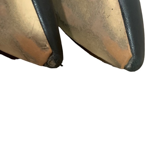 Michael Kors black leather pointed toe zip up stiletto ankle boots booties sz 8 - Picture 6 of 9